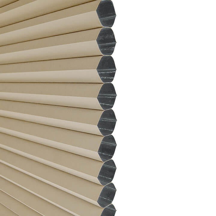 Turku Cordless Blackout Honeycomb Blinds Fawn