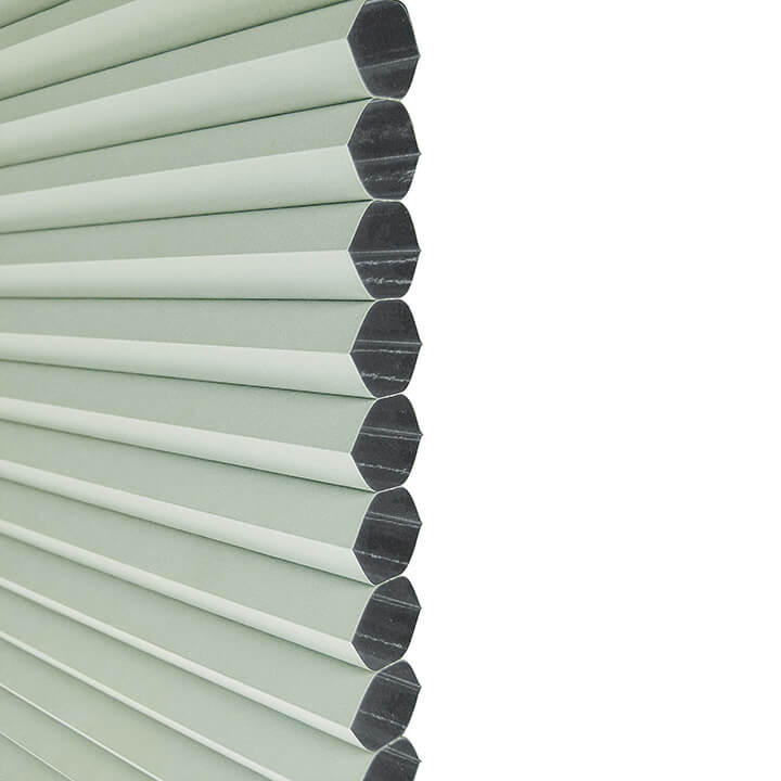 Turku Cordless Blackout Honeycomb Blinds Water Green
