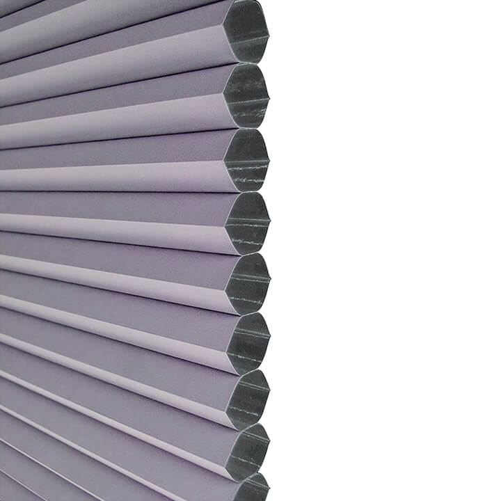 Turku Cordless Blackout Honeycomb Blinds Wisteria