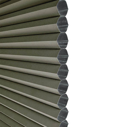Turku Cordless Top Down Bottom Up Blackout Honeycomb Blinds Antique Pewter