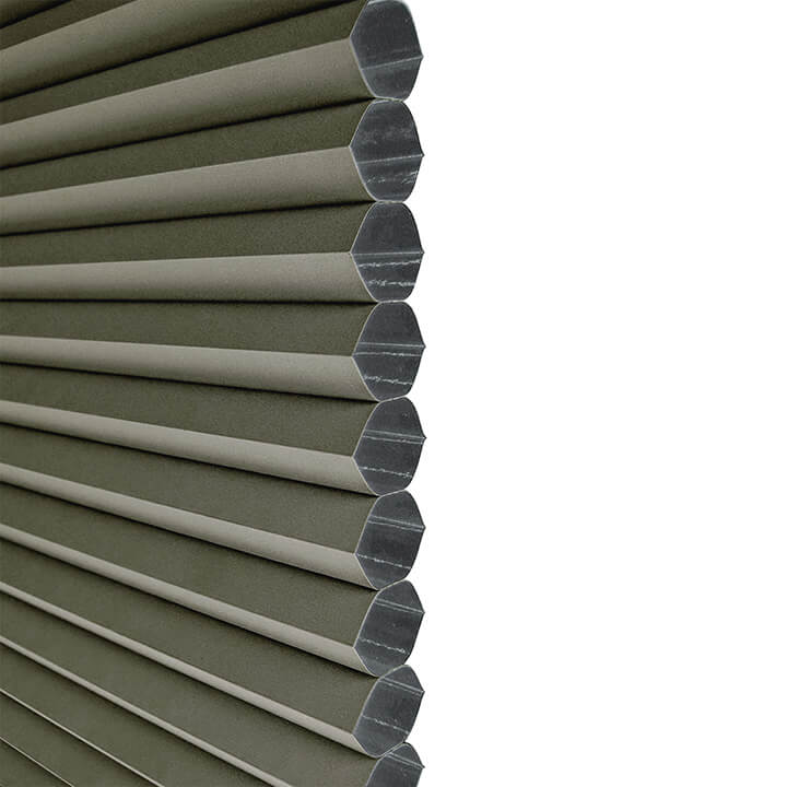 Turku Cordless Day And Night Blackout Honeycomb Blinds Antique Pewter