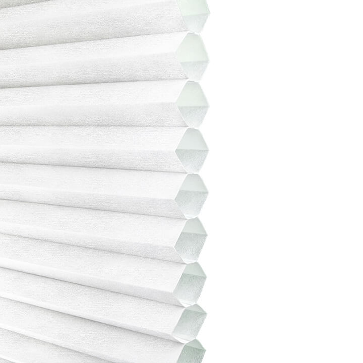 Turku Cordless Top Down Bottom Up Light-Filtering Honeycomb Blinds Off-White