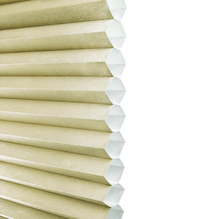 Turku Cordless Light-Filtering Honeycomb Blinds Spring Green