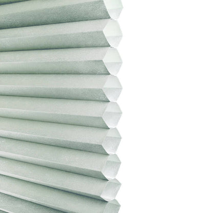 Turku Cordless Top Down Bottom Up Light-Filtering Honeycomb Blinds Water Green