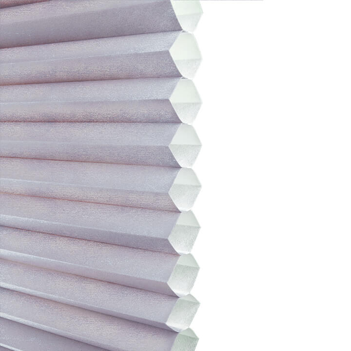 Turku Cordless Top Down Bottom Up Light-Filtering Honeycomb Blinds Wisteria
