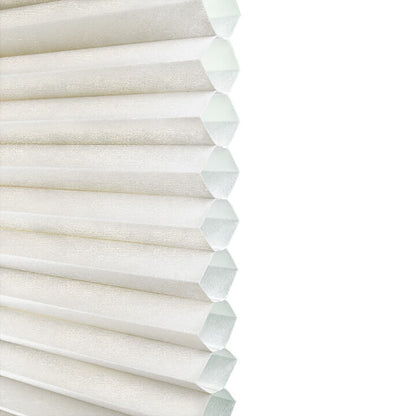 Turku Cordless Top Down Bottom Up Light-Filtering Honeycomb Blinds White Dove