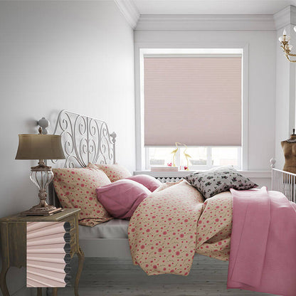 Turku Cordless Blackout Honeycomb Blinds Roseate