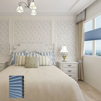 Turku Cordless Top Down Bottom Up Blackout Honeycomb Blinds Federal Blue